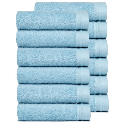 Ensemble de serviettes essuie-mains 100% coton 4 pièces Kendra