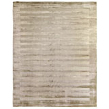 Wide Stripe Striped Area Rug in Light Beige