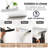 9" Square Tile Floating Shelves with Invisible Mounting Set of 4-439409223