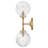 Hinkley Helene Medium Two Light Sconce