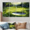 «Golf Course», «Horizon II», art mural moderne pour le salon