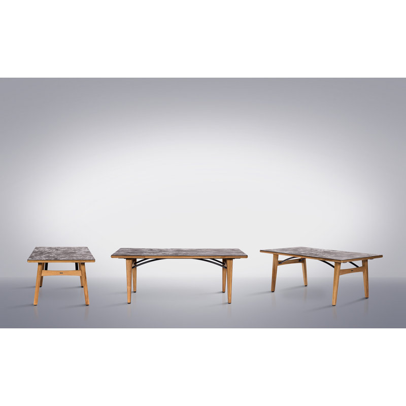 Monterey Dining Table, 29" H x 118" W x 39" D, Oxide Ceramic