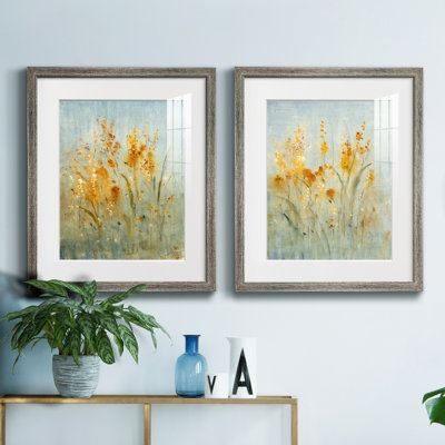 " Spray Of Wildflowers I " 2 - Pieces