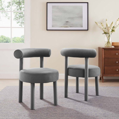 Modway Toulouse Side Fabric Upholstered Dining Chairs
