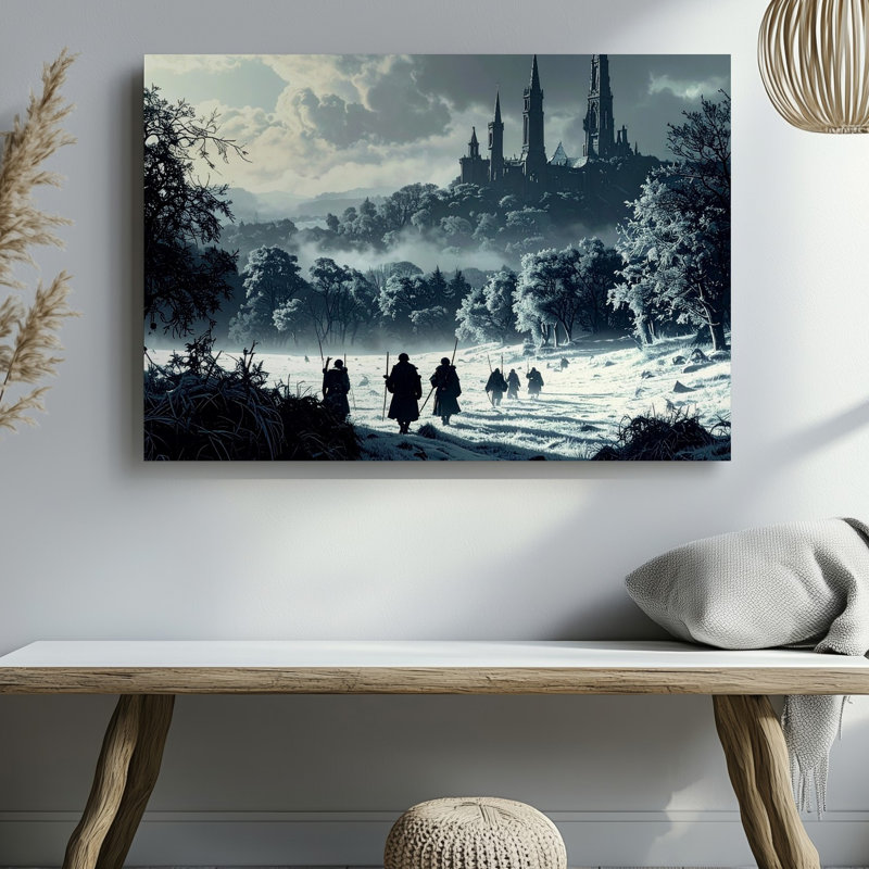 Toile «Frozen Journey», art mural mural, H 9 po x l 12 po