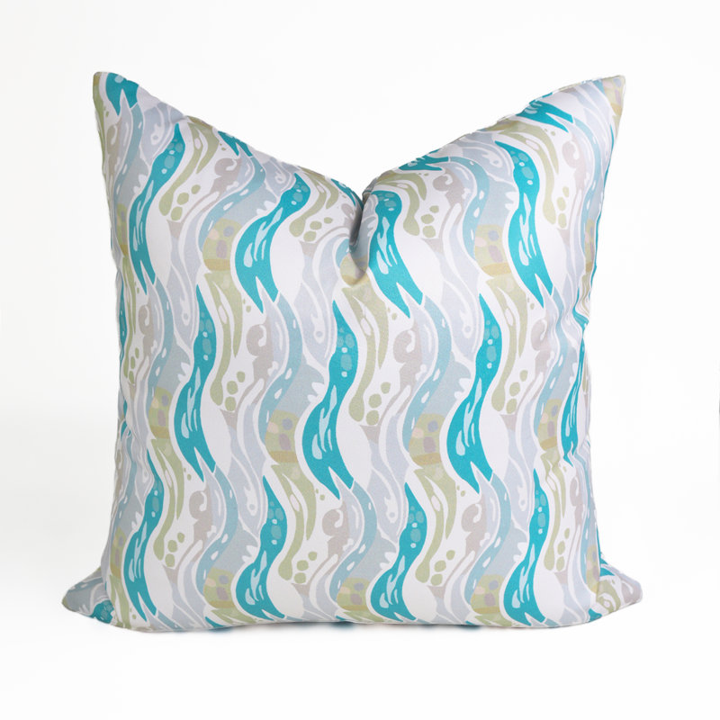 Housses de coussin d'extérieur en polyester à motif résistant aux intempéries, coussins décoratifs et housses de coussin Fab Fabine