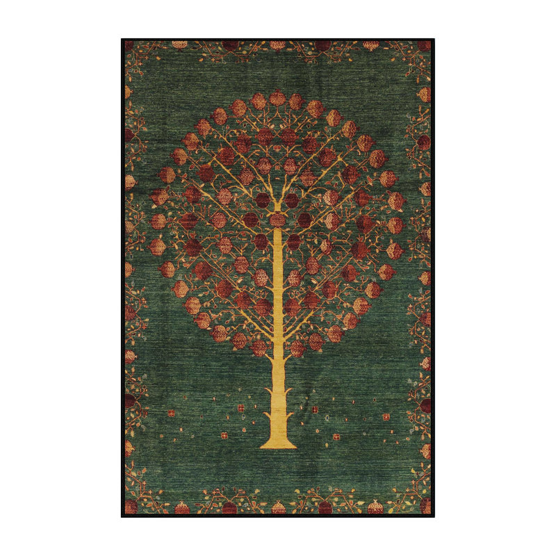 Abstract Indoor Rug, Rectangle 4' x 6'