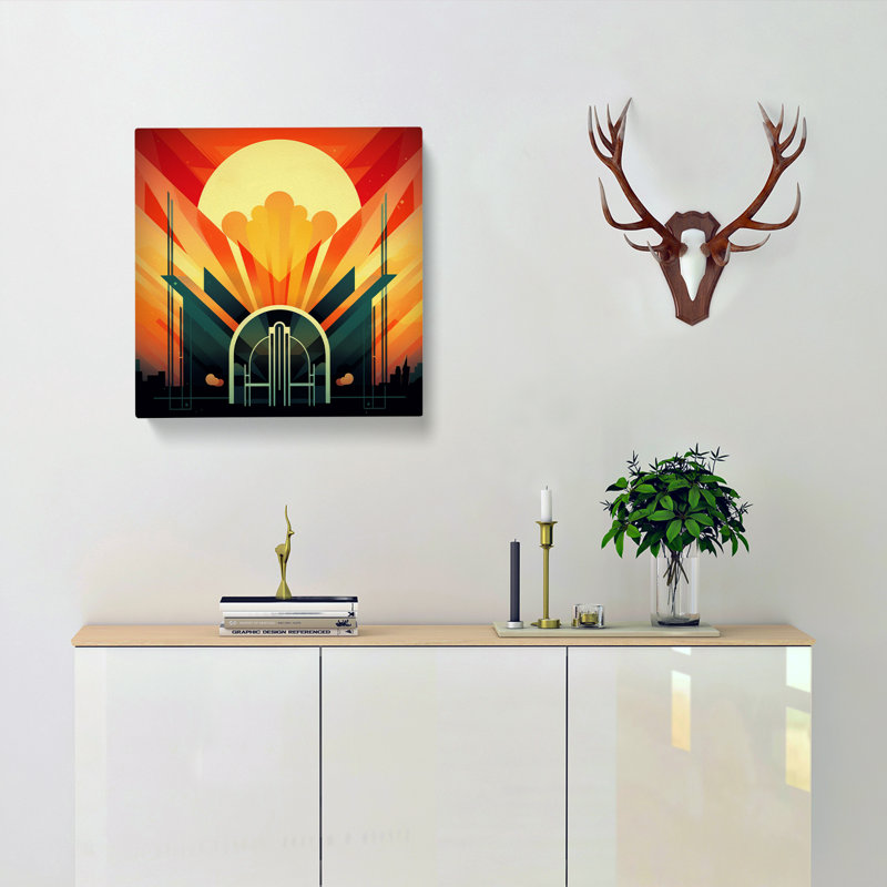 Modern Wall Art - Wrapped Canvas, 35cm H x 35cm W x 3cm D