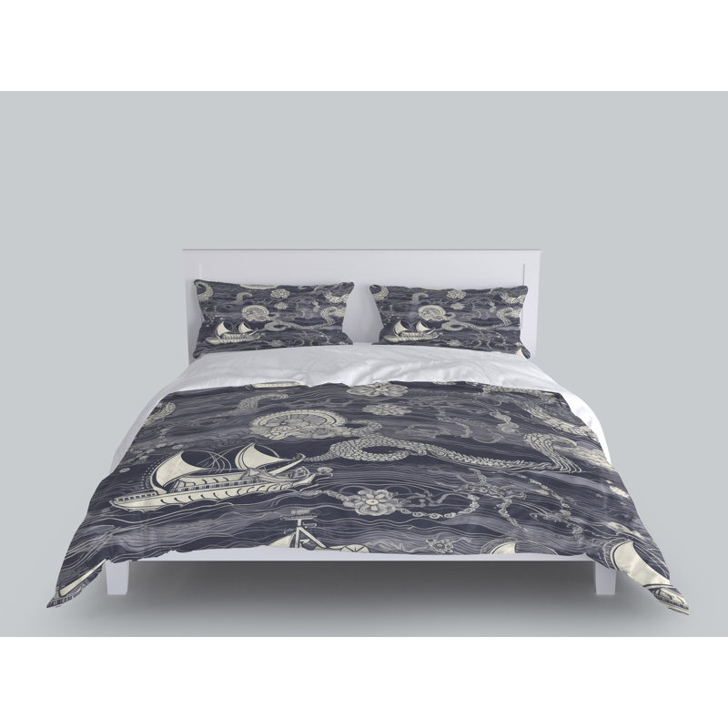 Abstract Duvet Cover, King Duvet Cover + 2 King Shams