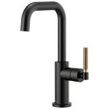 Litze® Bar Faucet with Square Spout and Knurled Handle
