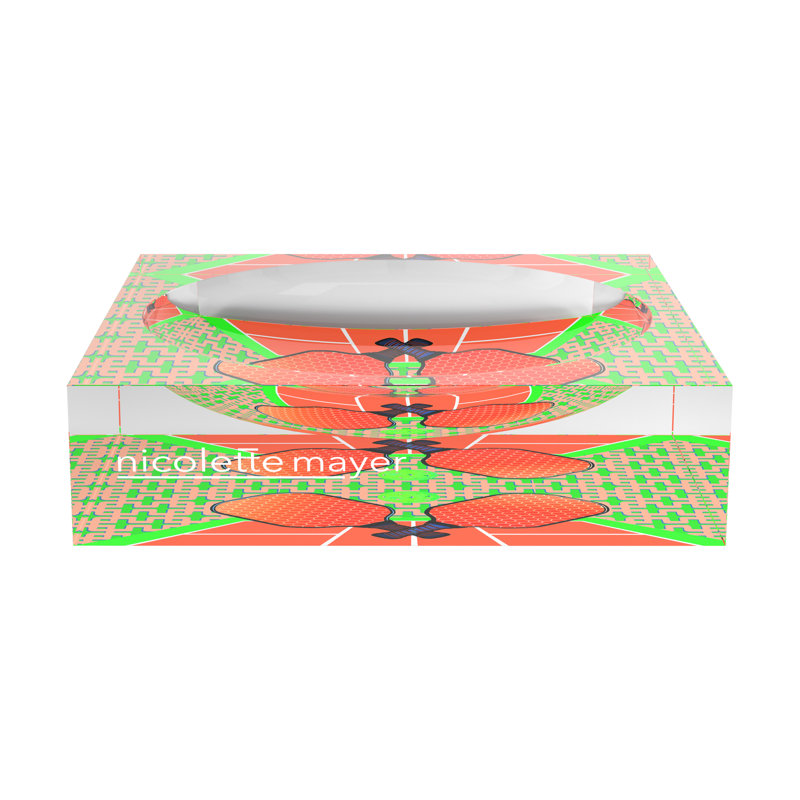 Decorative Tray, 6"W x 6"D x 2"H, Pam and Emma