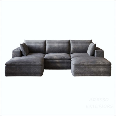 102" Cloud Sofa with Plush Cotton Filling and DIY Combination