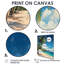 Palmiers verts, brise tropicale I - palmiers et palmiers, art mural du salon-1571486426-1571486425