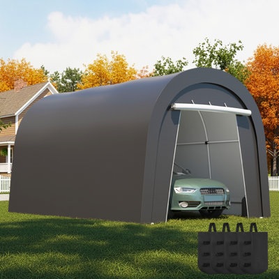Abri d'auto 10 'x 15' avec 4 sacs en tissu