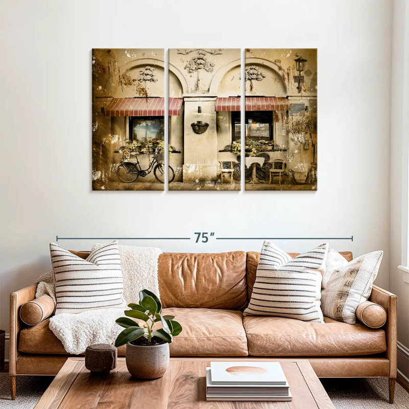 Sebbie Old Italian Cafe, 36" H x 57" W