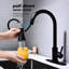 Kitchen Faucet With Pull Out , Stainless Steel, Matte Black, 360 Rotatable Nozzle For Easy Water Usage Smooth Operation