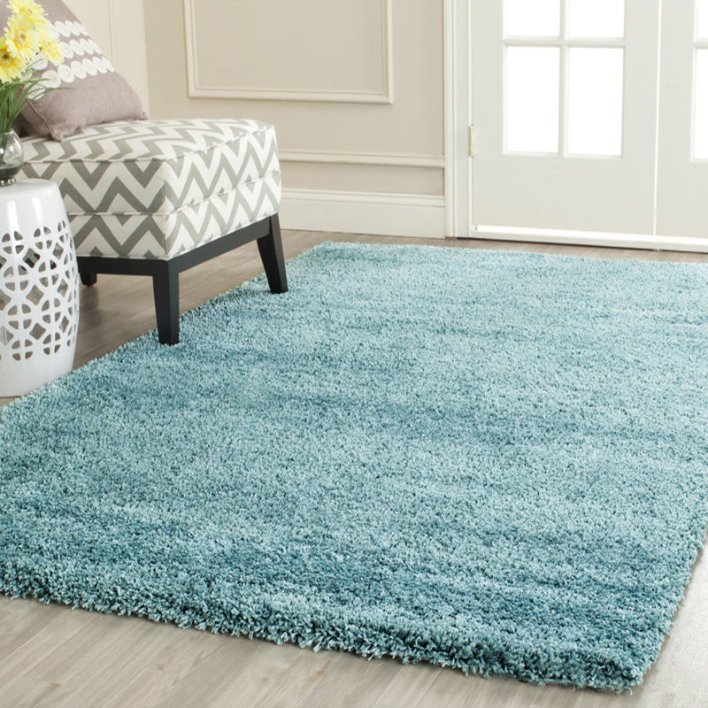 Fintan Solid Colour Jute / Sisal Shag Area Rug, Rectangle 80 x 150cm