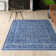 Utterback Oriental Dark Blue/White Area Rug