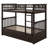 Twin Over Twin Bunk Bed With Drawers-324556154