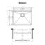 Lavabo sous-comptoir à planche à laver sous plan de lavage en acier inoxydable 23 x 19 x 12 po Ruvati
