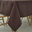 Nappe de couleur brune oblongue et résistante aux taches et à la décoloration pour salle de bain Marina-36102805-36102815