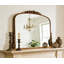Ensemble de console et miroir mural antique