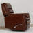 Global Home Swivel Glider Recliner With Manual Footrest