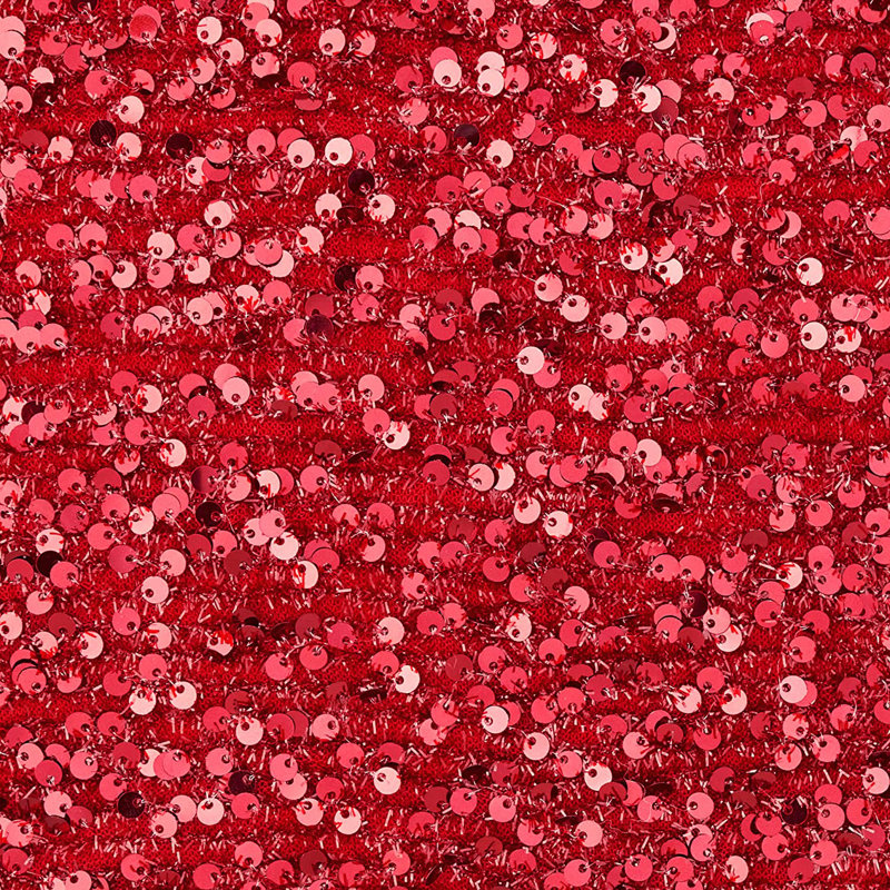 Coussin décoratif Twinkle Sparkling Sequins, Bourgogne, Polyester/ Bourre en polyester