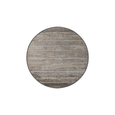 Machine Washable Gray Area Rug