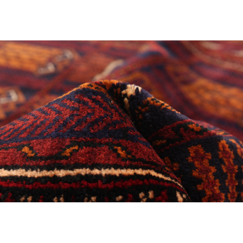 Tapis bleu foncé Teimani 3 pi 10 po x 5 pi 6 po