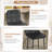 Modern PU Double Cushion Bar Stools With Metal Frames(Set of 8)-112232738