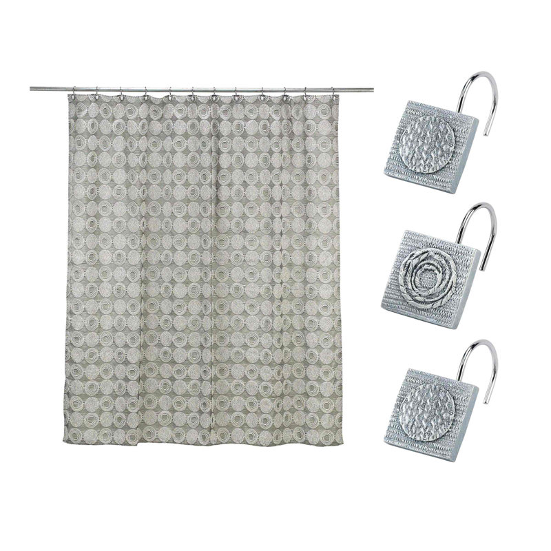 Ensemble de rideau de douche et crochet Avanti Linens Galaxy