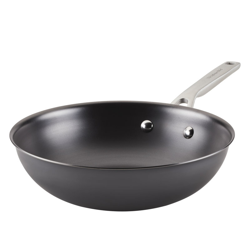KitchenAid Nitro Carbon Steel 10"/25cm Stir Fry Gray