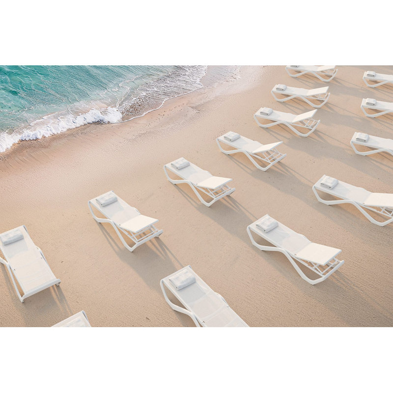 Love Sun Lounger, White