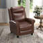 Fauteuil inclinable 33,5 po en cuir véritable-246832709