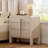 Adora Modern Wood Nightstand With 3 Drawers ,31.5" Large Mid-Century End Table,Curved Bedside Table Storage Cabinet For Bedroom, Living Room,Entryway-105510466