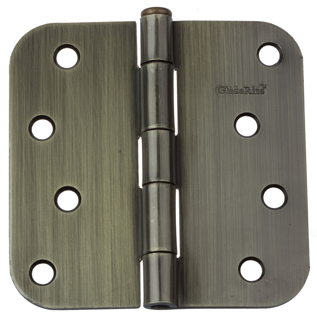 4" H x 4" W Removable Pin Door Hinges (Set of 12) GlideRite Hardware 