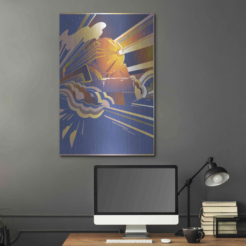 " Bullet Train " by David Chestnutt, 36" H x 24" W