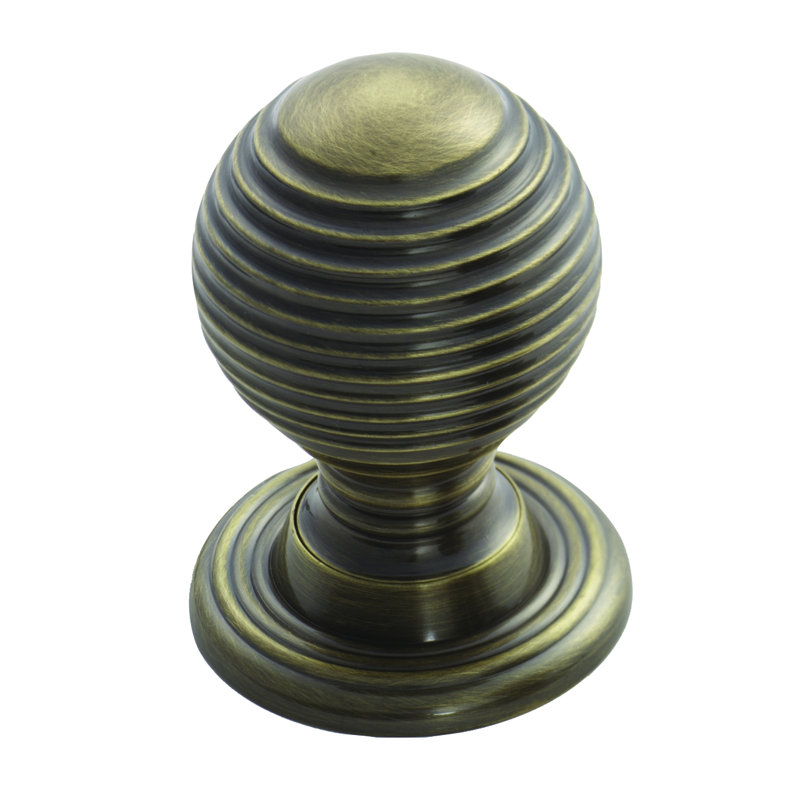 QUEEN ANNE KNOB 22Mm, Florentine Bronze, 3.5cm H x 2.2cm W x 2.2cm D