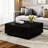 80-inch Tv Stand And Coffee Table , 4 Arched Drawers, Multi-functional Black Cabinet For Living Room Furniture Home-118930237-118930239