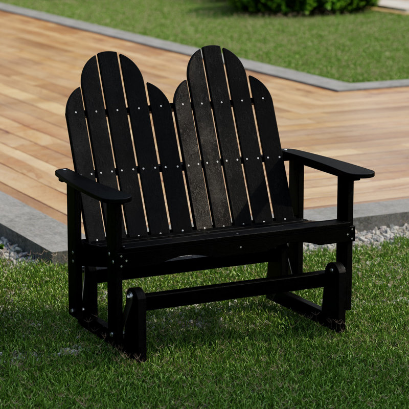 Fauteuil oscillant classique Adirondack, Noir, noir, noir, noir