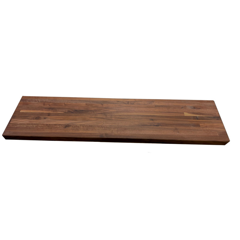 Dauna Solid Wood Accent Shelf, 1.5" x 8" x 36", Walnut