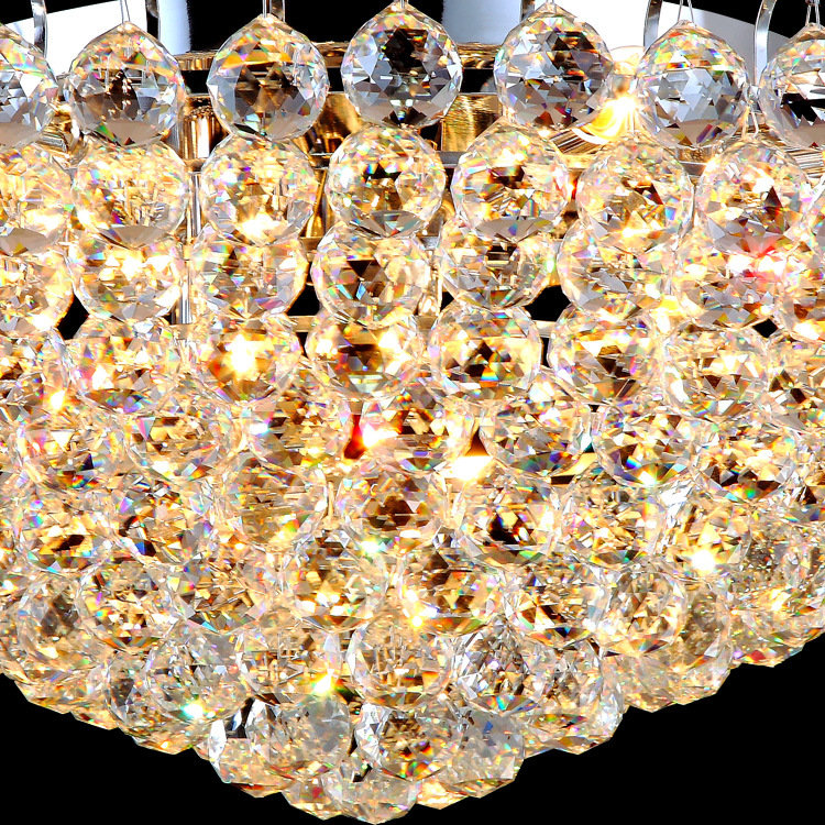 Picacho Crystal Chandelier, 21cm H x 50cm W x 50cm D