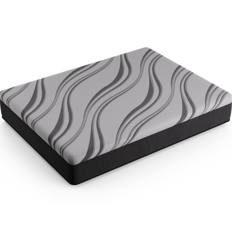 Très grand matelas en mousse pour une nuit de sommeil confortable en gel gris
