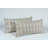 Aiking Pack of 2 Shepherd Plaid Tweed Textured Decorative Lumbar Pillow Covers 12x24 Inch, Beige and White-135814230-135814226