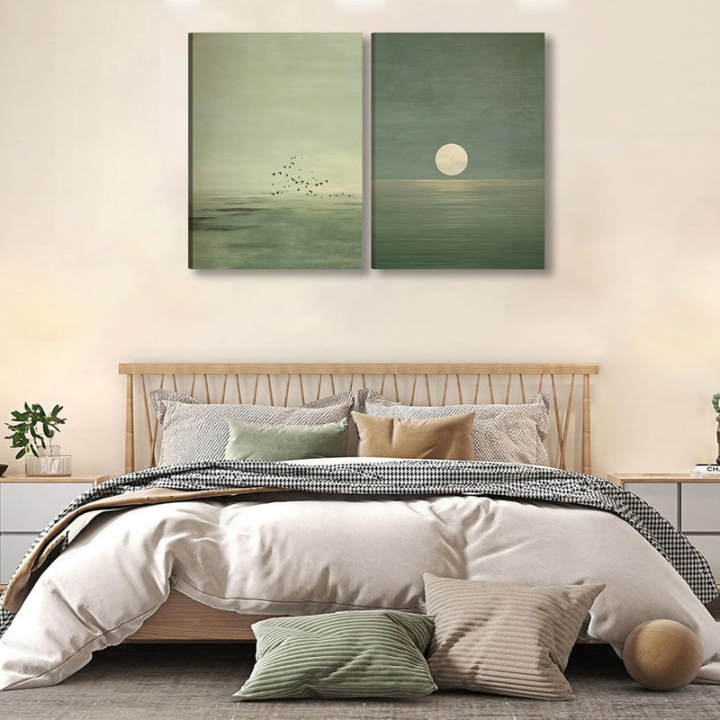 2 Piece Wrapped Canvas Print, 60 cm H x 80 cm W