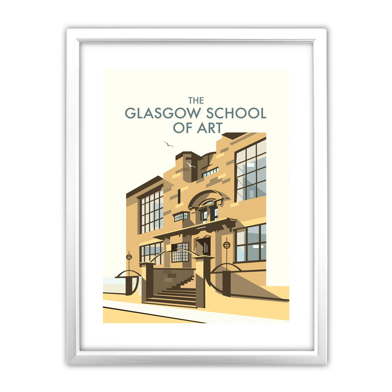 Dave Thompson - Single Picture Frame Print, White