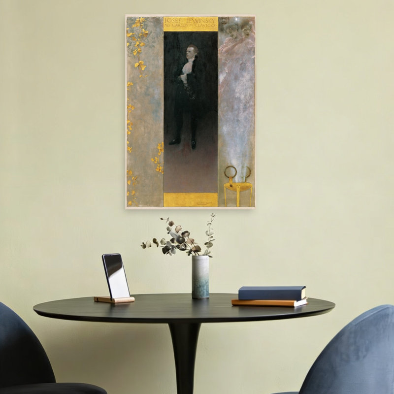 The Actor Josef Lewinsky As Carlos In Goethes Clavigo, 1895 Abstract Contemporary Portrait Wall Art Print