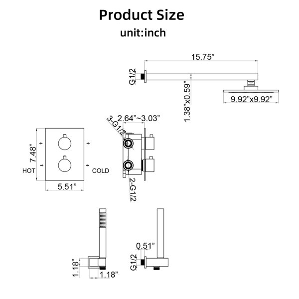 Dimensions du produit