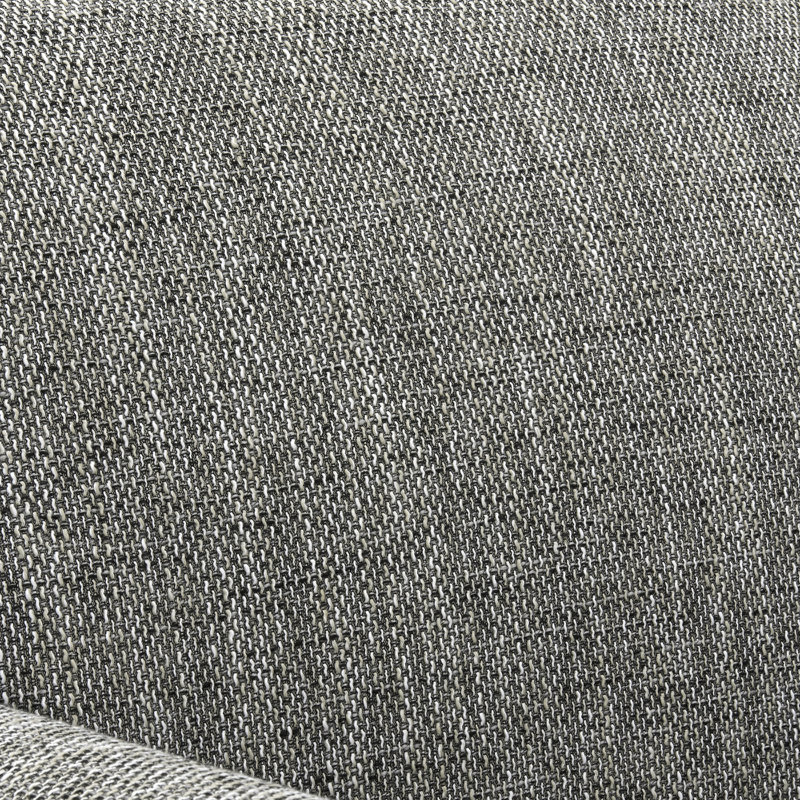 Fauteuil l 34 po Artturi, Polyester noir blanc / tweed brun clair